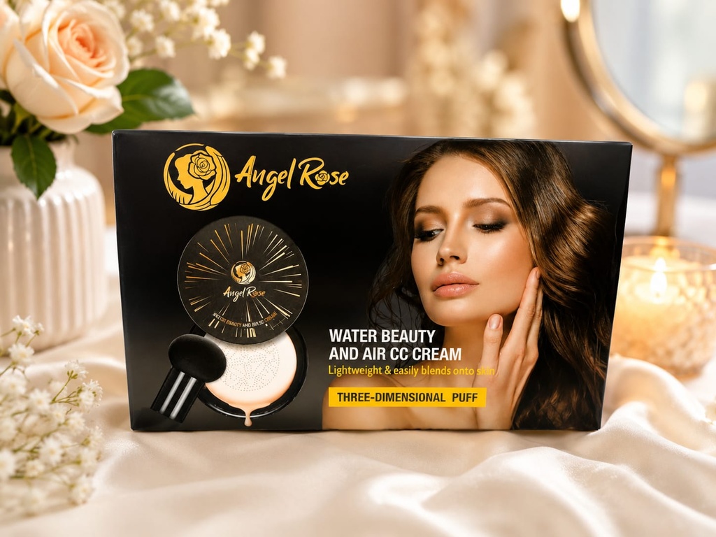 Angle Rose Water Beauty and Air CC Cream Foundation (Black, 30 g)