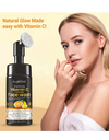 WOW SKIN SCIENCE Vitamin C & Niacinamide Foaming With Built in Brush for Deep Cleansing Face Wash (150 ml)